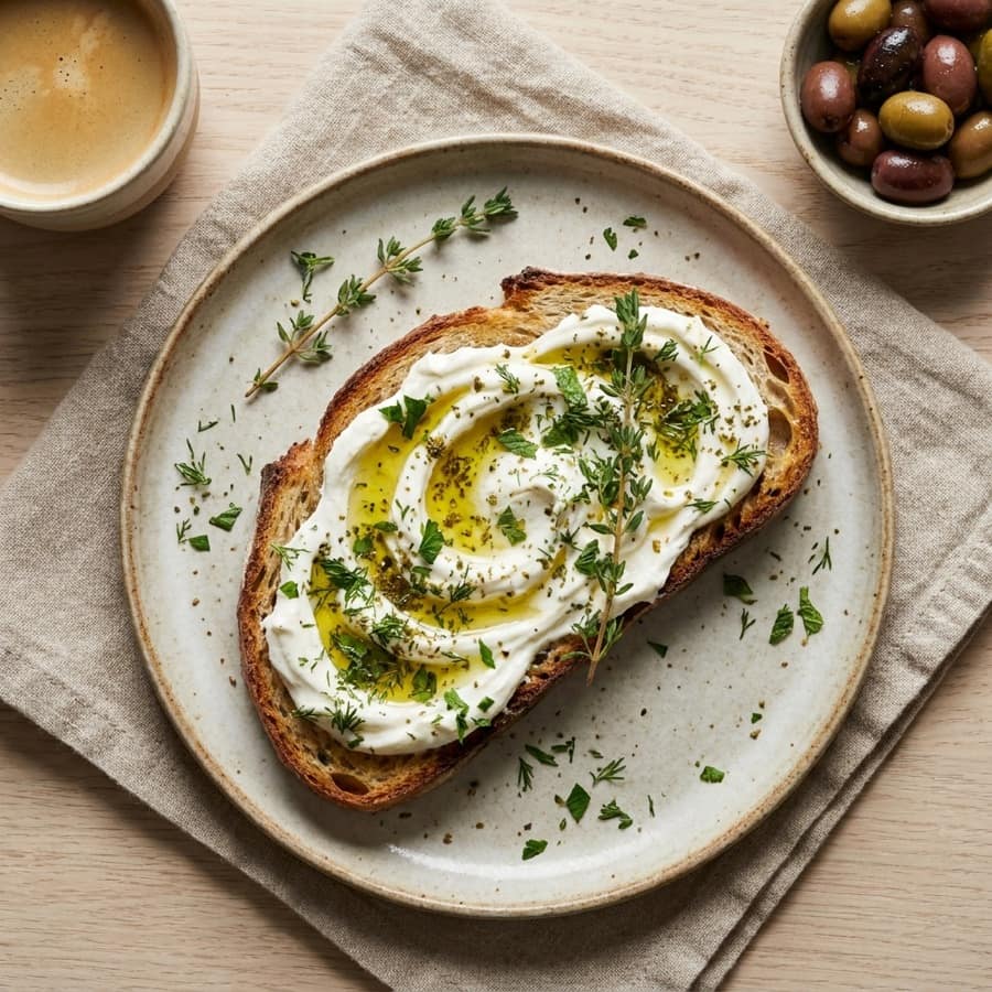 Labneh & Zaatar Toast