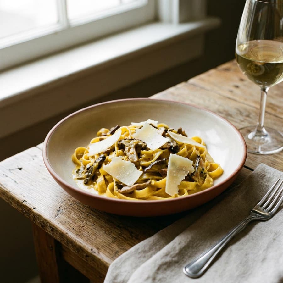 Mushroom Tagliatelle