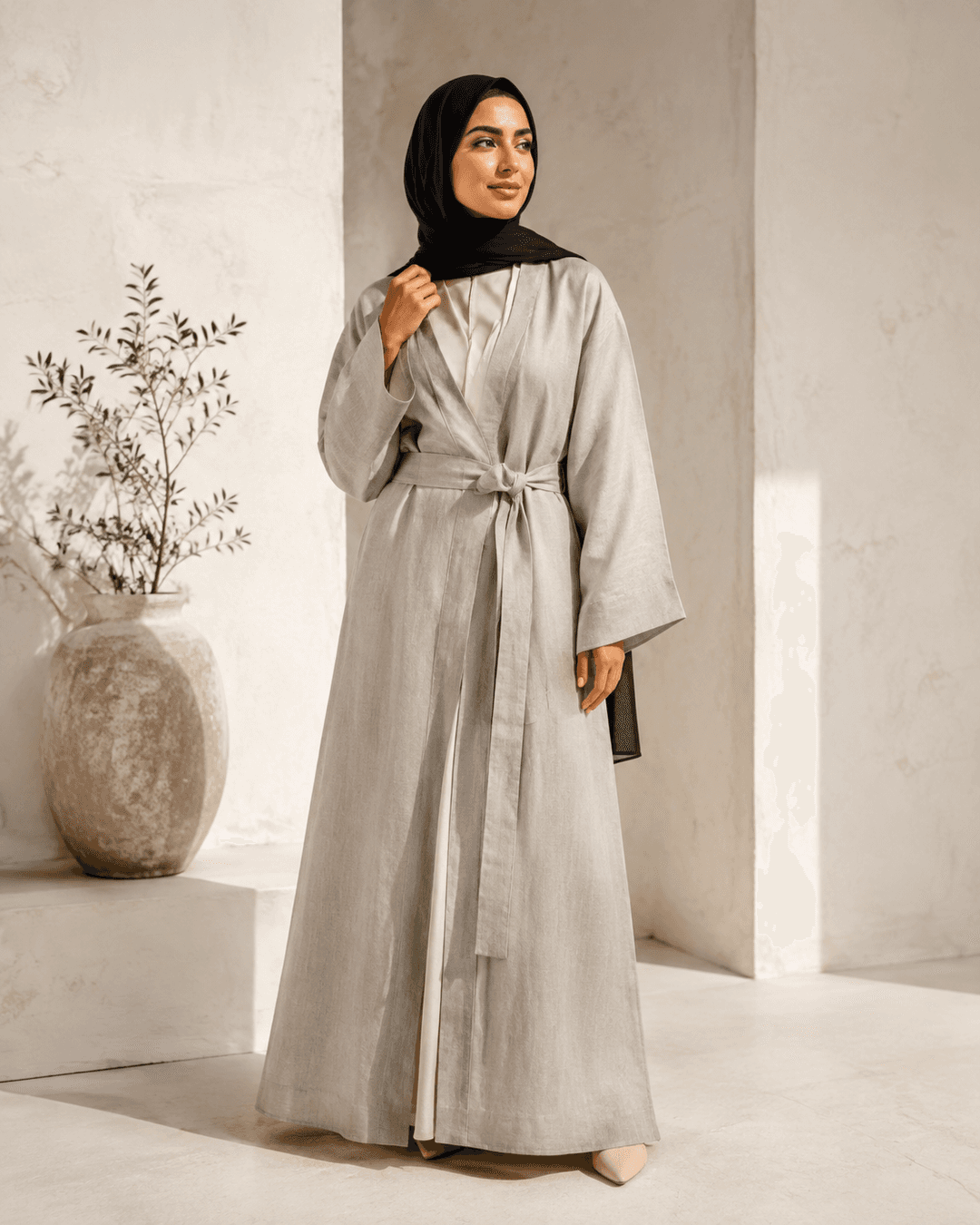 Linen Abaya